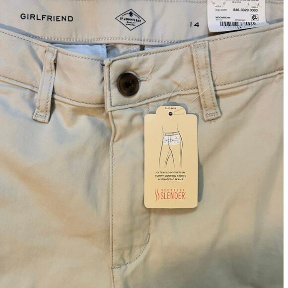 St. Johnson Bay Girlfriend Style Chino-Size 14 - Picture 5 of 7